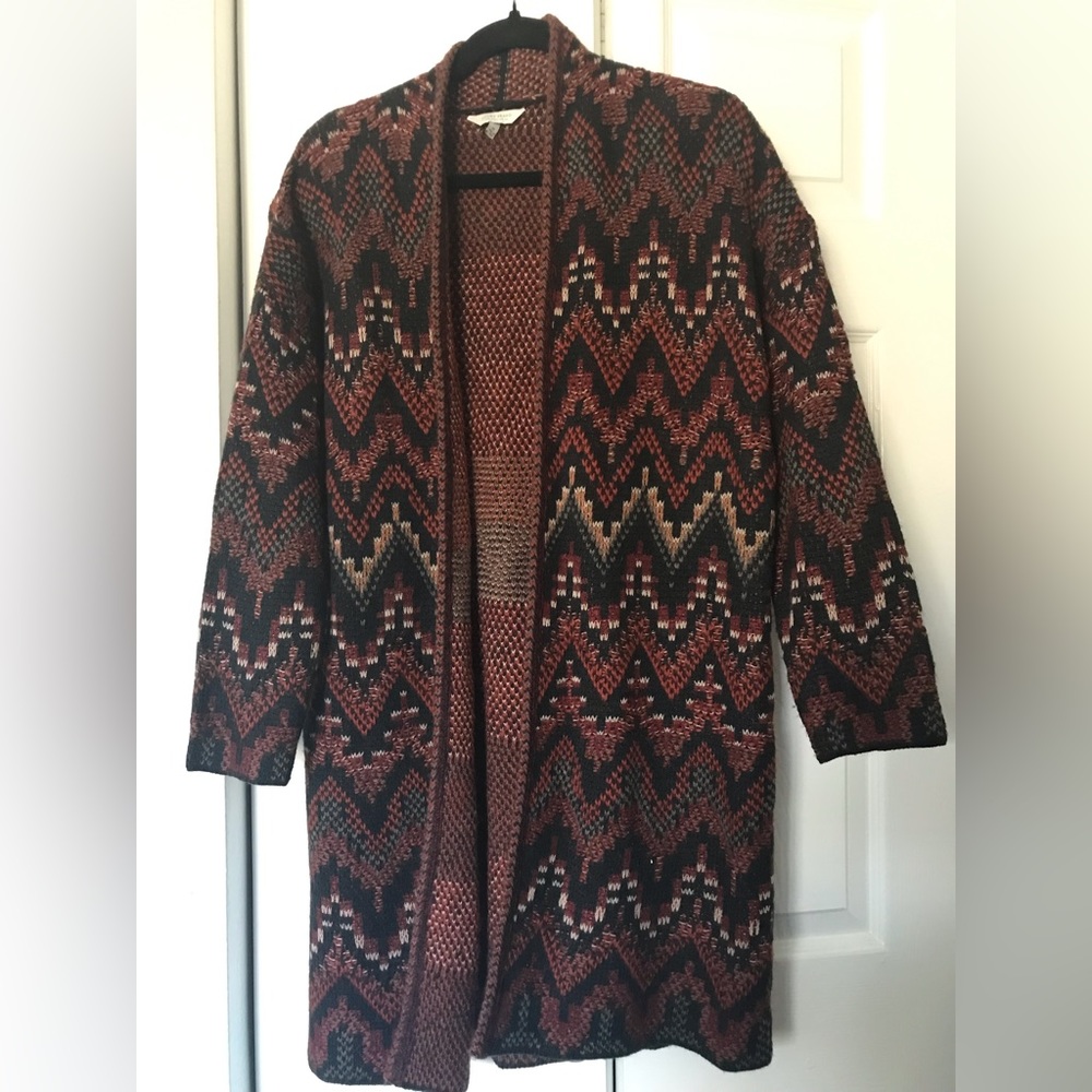 Lucky Brand open front long cardigan